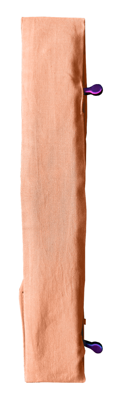 AcuRhythm Sleep Aid Headband front view in Peach